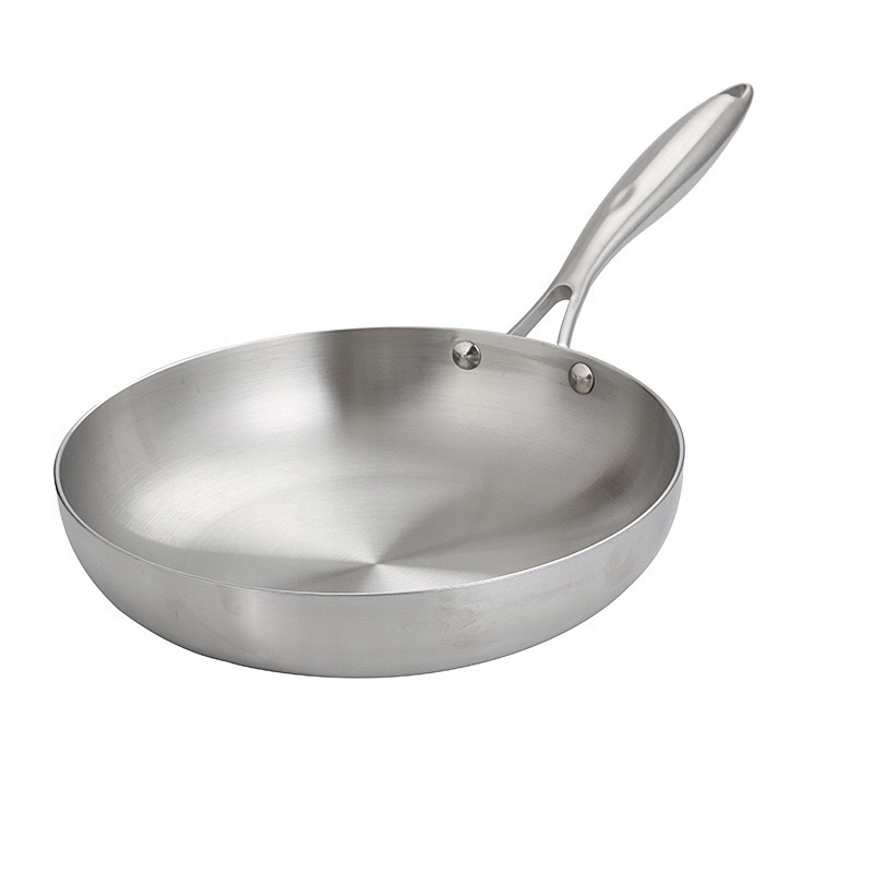 Stainless Steel 304 pánev bez povrchové úpravy, indukční, 28 cm