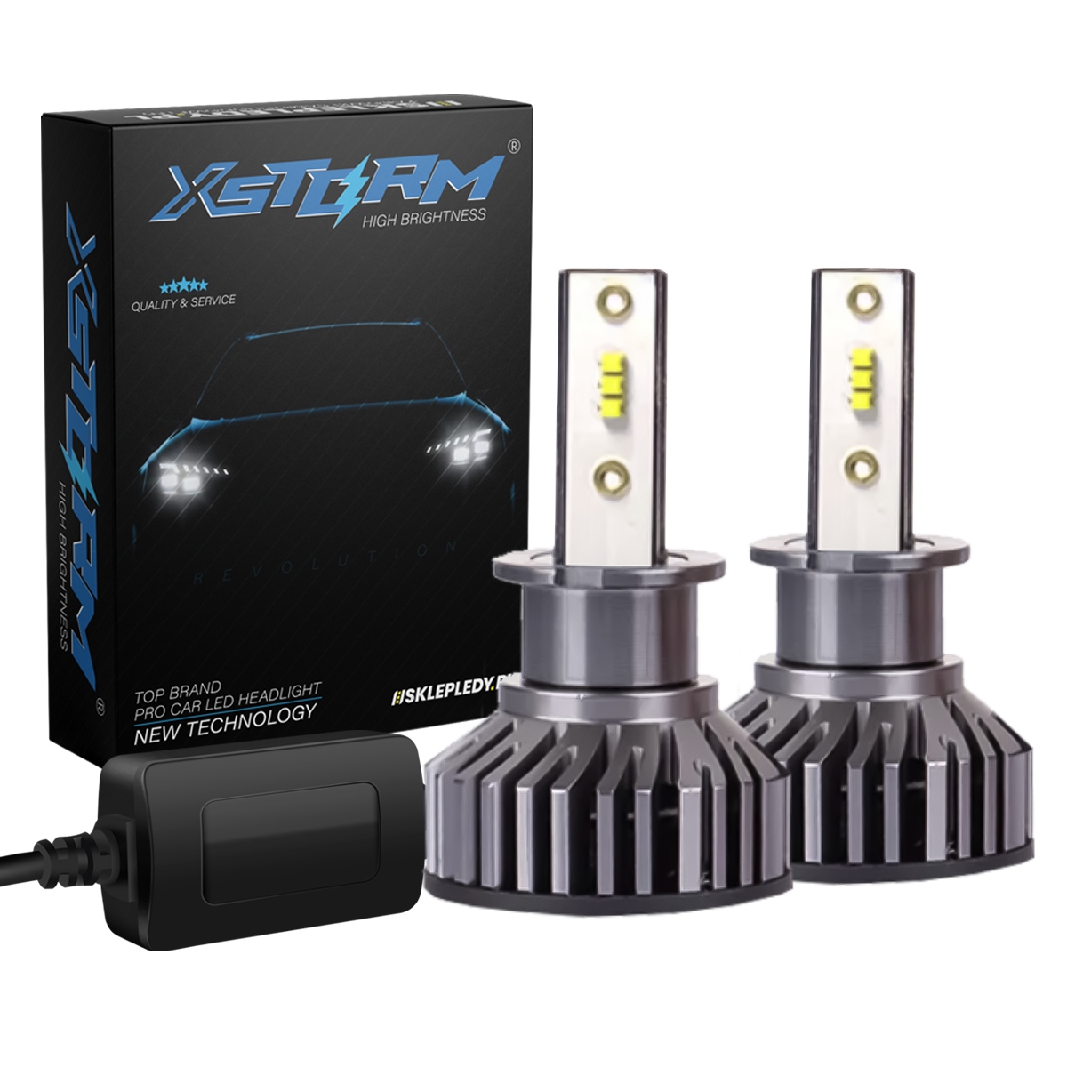 Mini Led Žárovky H3 Xstorm CPS1860 20000LM Mohou Být Dokonale Odříznuty