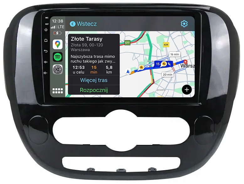 Kia Soul 2014-2019 Android Carplay Rádio Navigace 8GB/128GB Dsp