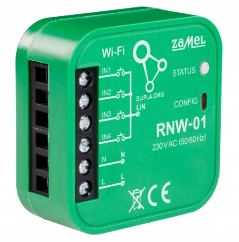

Sterownik nadajnik 4 wejścia RNW-01 Zamel Supla