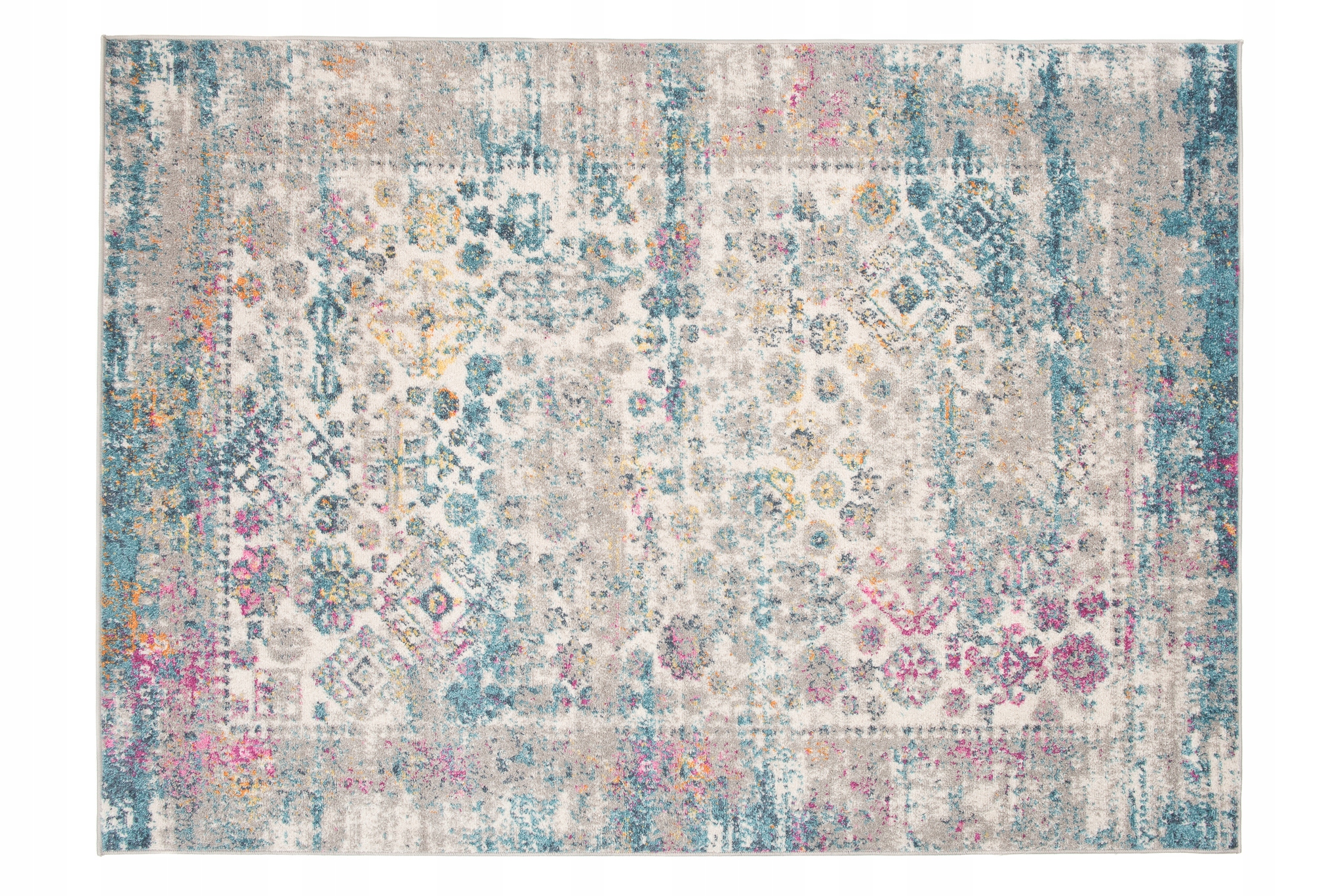 Koberec Fryz 140x190 Módní Barevný Pastelový d253a