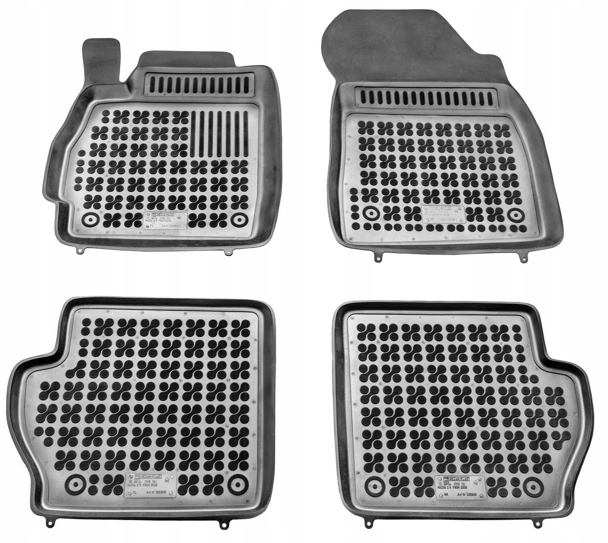 Gumové autokoberce Mazda 2 III, 2007-2014