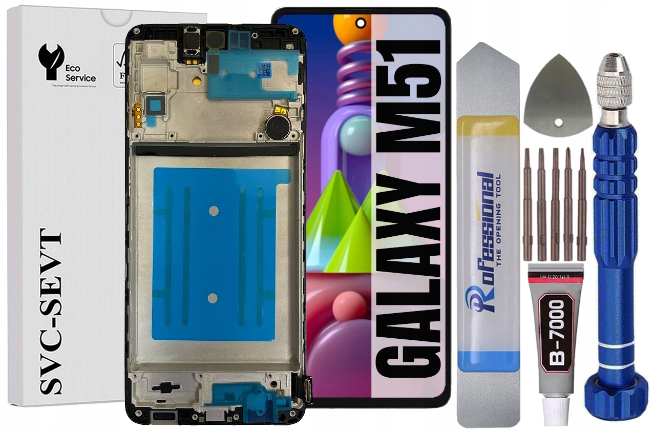 Displej Pro Samsung Galaxy M51 M515 Originál Oem Displej +rámeček