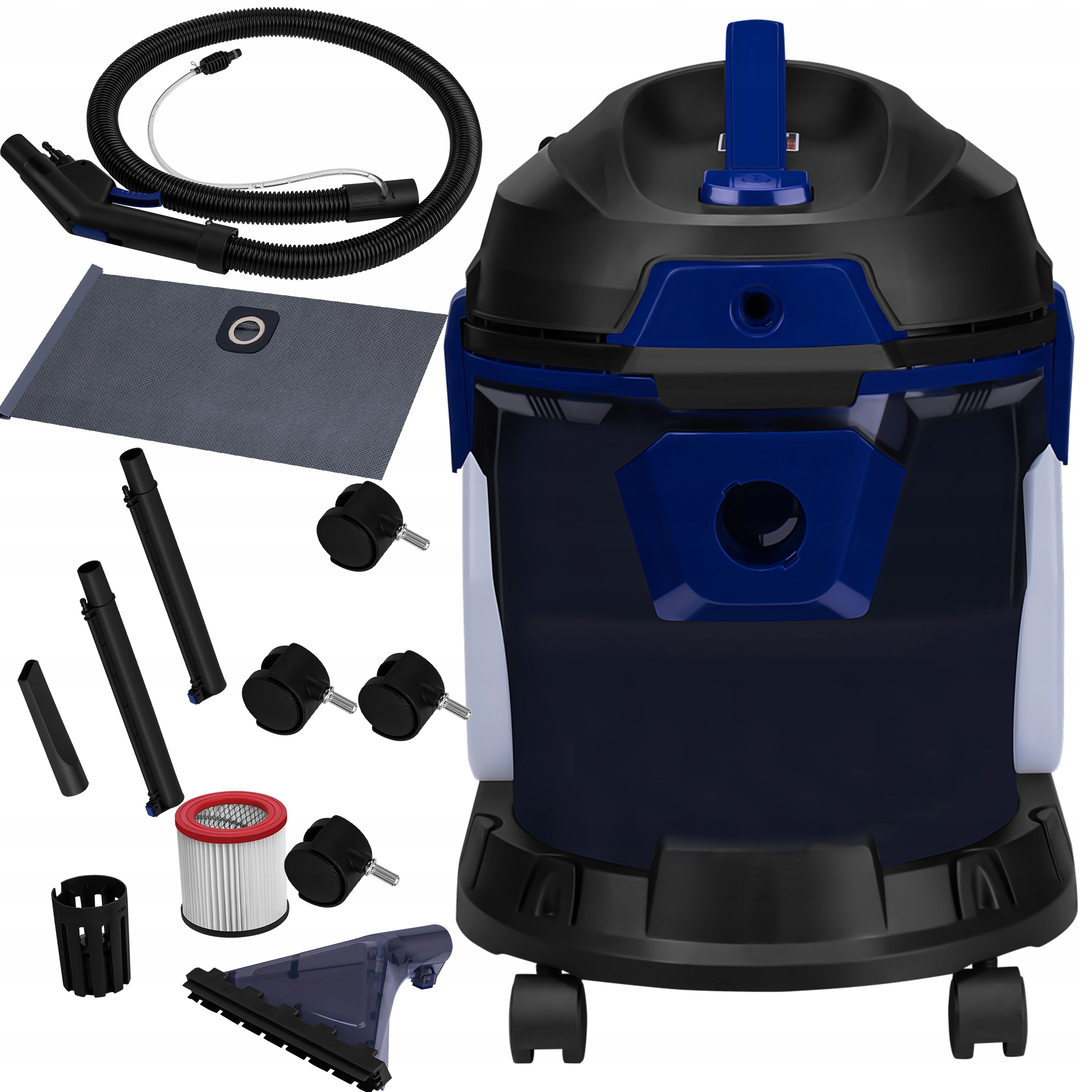 Vysavač Na Čalounění A Mokré Suché Prádlo 2200W Sada