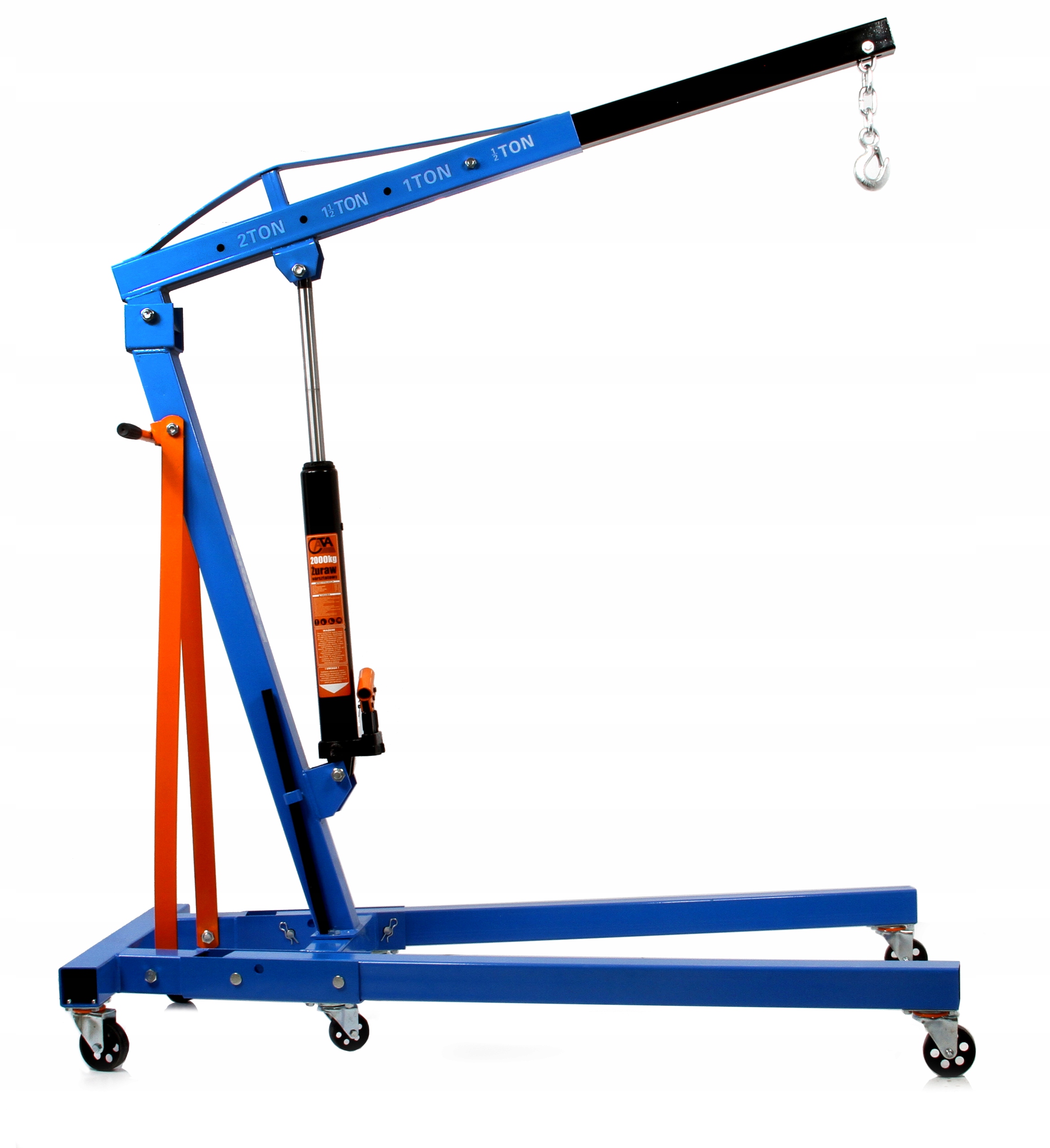 Żuraw Warsztatowy Dźwig Podnośnik do Silników 2T 2xPompa Kod producenta M80405C