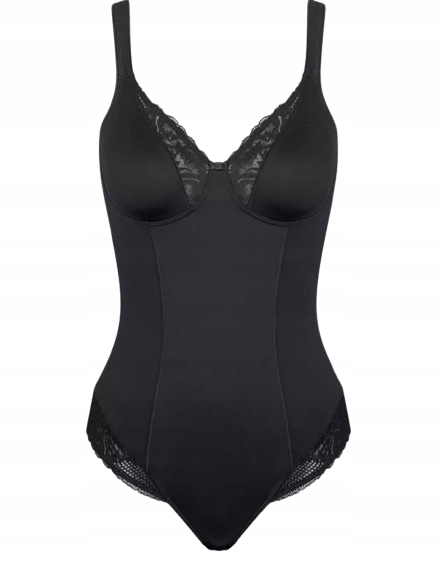 Valentýnské Triumph Dámské Černé Body S Krajkou 75B J7B