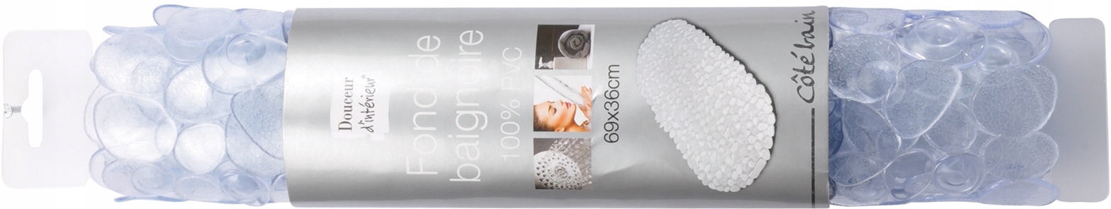 MATA ANTYPOŚLIZGOWA DO WANNY ŁAZIENKOWA MOCNA 168 PRZYSSAWEK 36x69 Marka Douceur d'intérieur