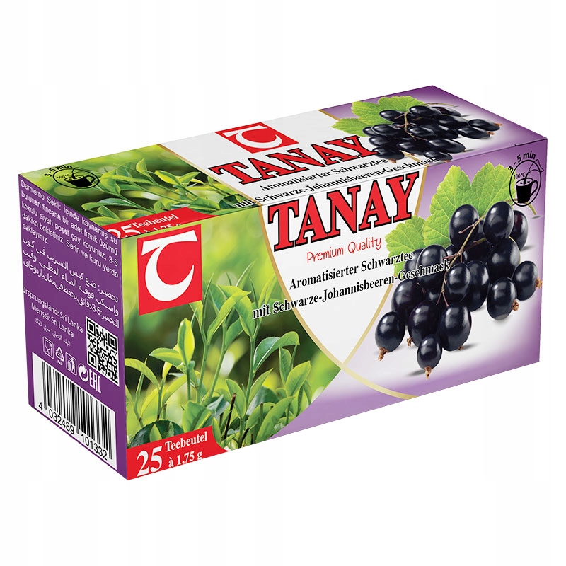 Levně 7 x Čaj rybízový čaj 25 sáčků Tanay