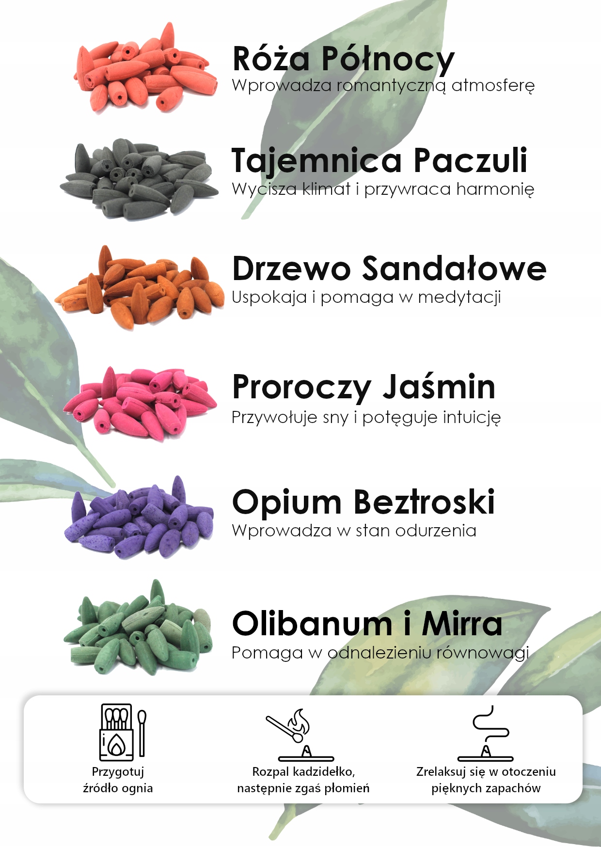 Kadzidełka Patchouli NATURALNE KADZIDŁO PACZULA XL Nazwa zapachu producenta Kadzidełka Patchouli NATURALNE KADZIDŁO PACZULA XL