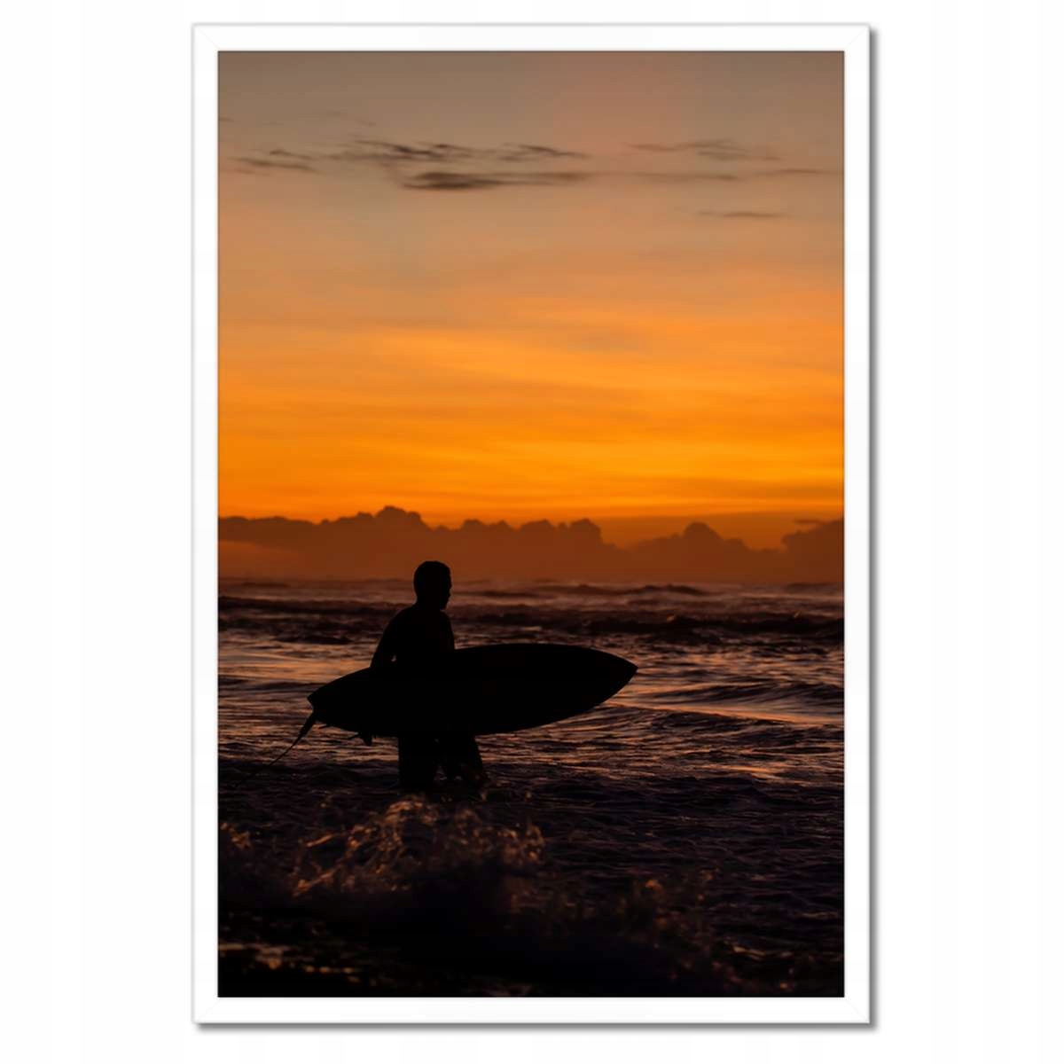 Plakáty v rámu 40x60 Surfování v létě Zanzibar