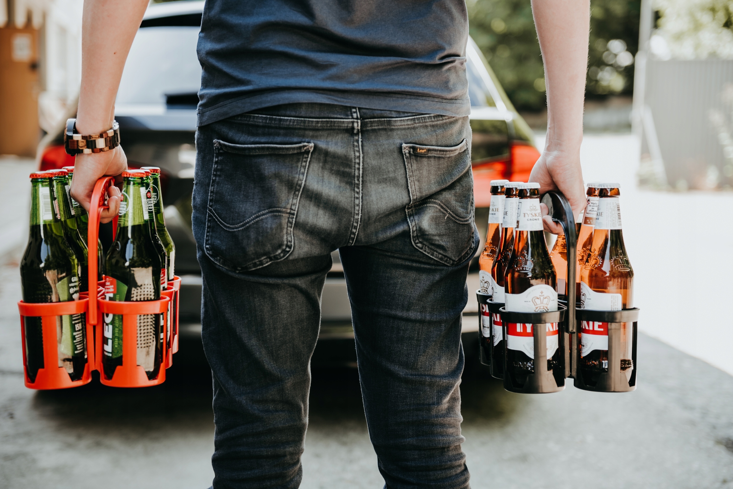 Prezent na dzień chłopaka koszyk na piwo + imię Walentynki dla niego Marka inna