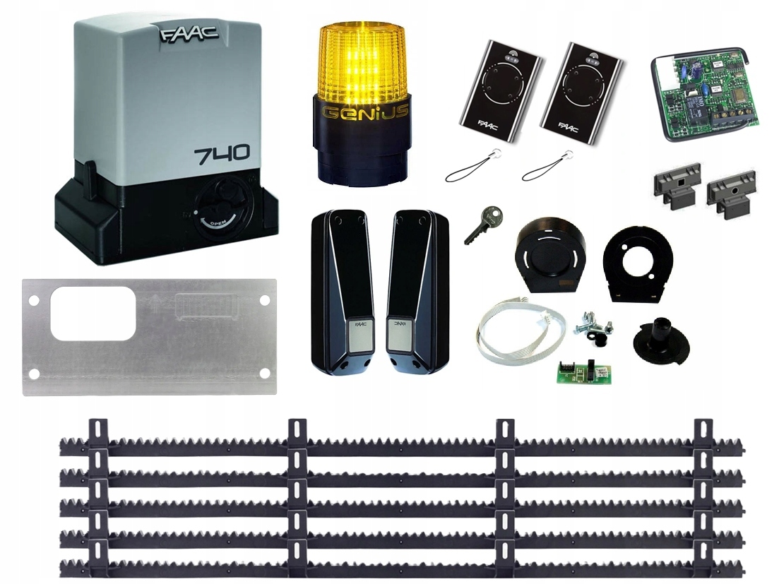 Pohon pro posuvnou bránu Faac 740 Kompletní Sada