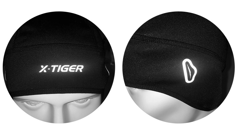 ЗИМОВА ВЕЛОСИПЕДНА ШАПКА X-TIGER ТЕПЛАЯ ТЕРМОАКТИВНА ВІТРОЗАХИСНА ПІД ШОЛОМ PRO