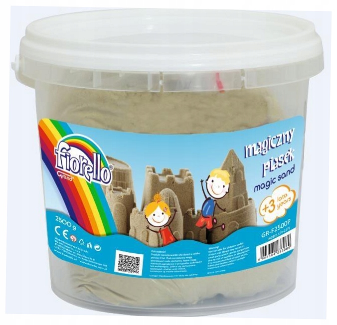 Piasek magiczny 2,5kg wiaderko Fiorello