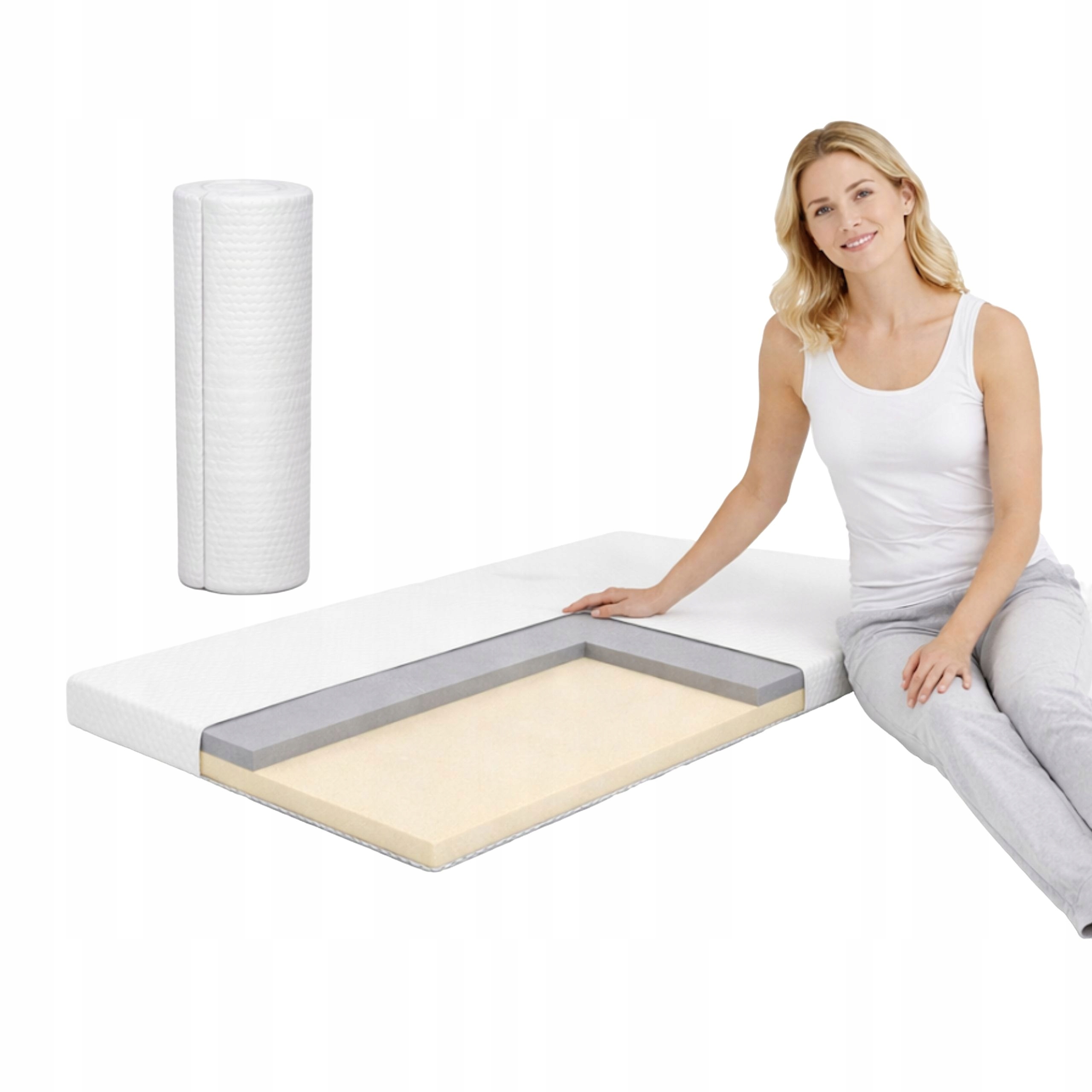 Materac 160x200 Fit.4.Sleep Topper Cool Breeze by Hilding Anders H3 H4