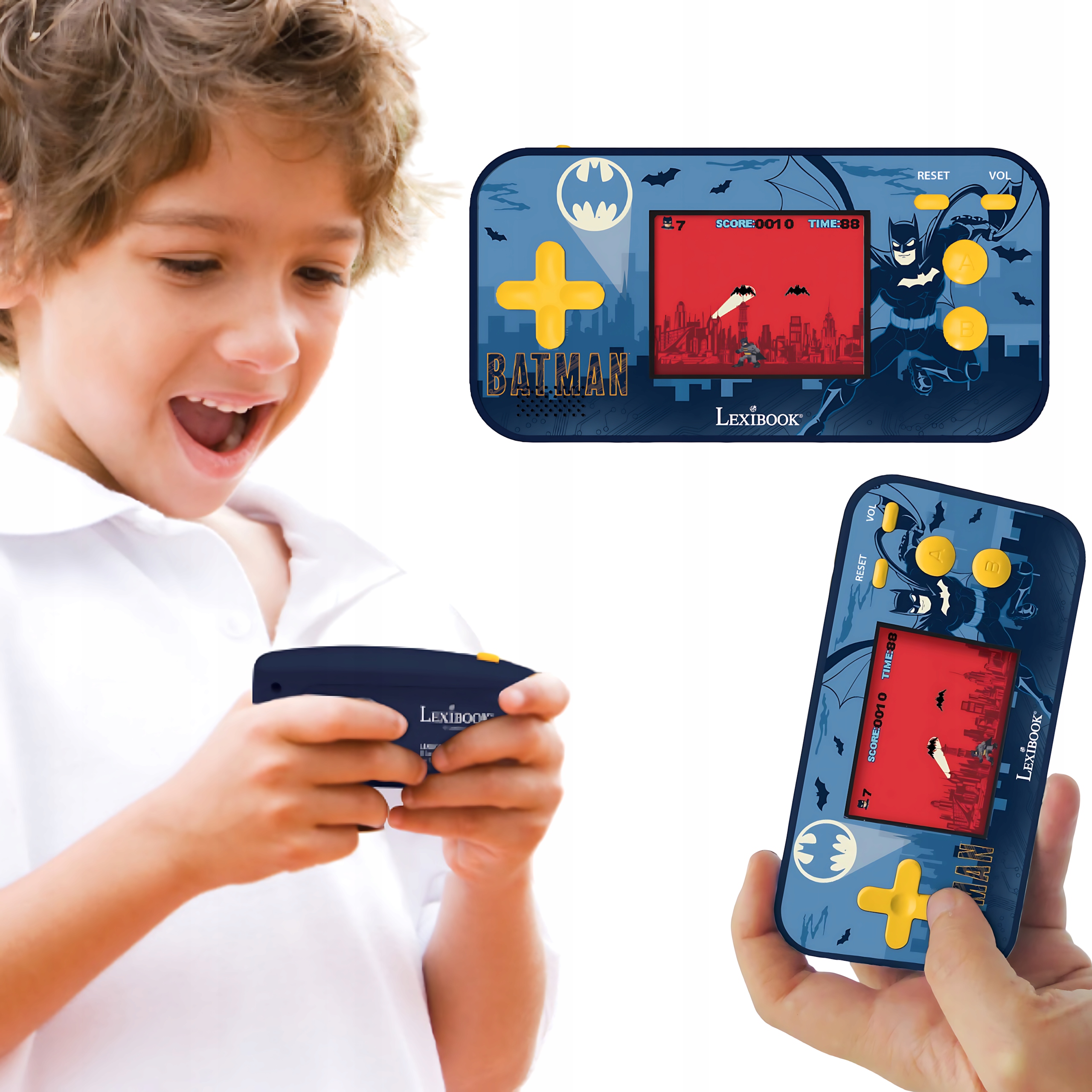 Lexibook Przenośna Lekka Konsola Batman Lcd Dla Dzieci Do Grania + 150 ...