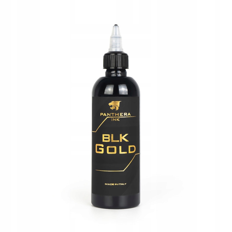 Černá barva, inkoust na tetování Panthera Ink Black Gold 150 Ml