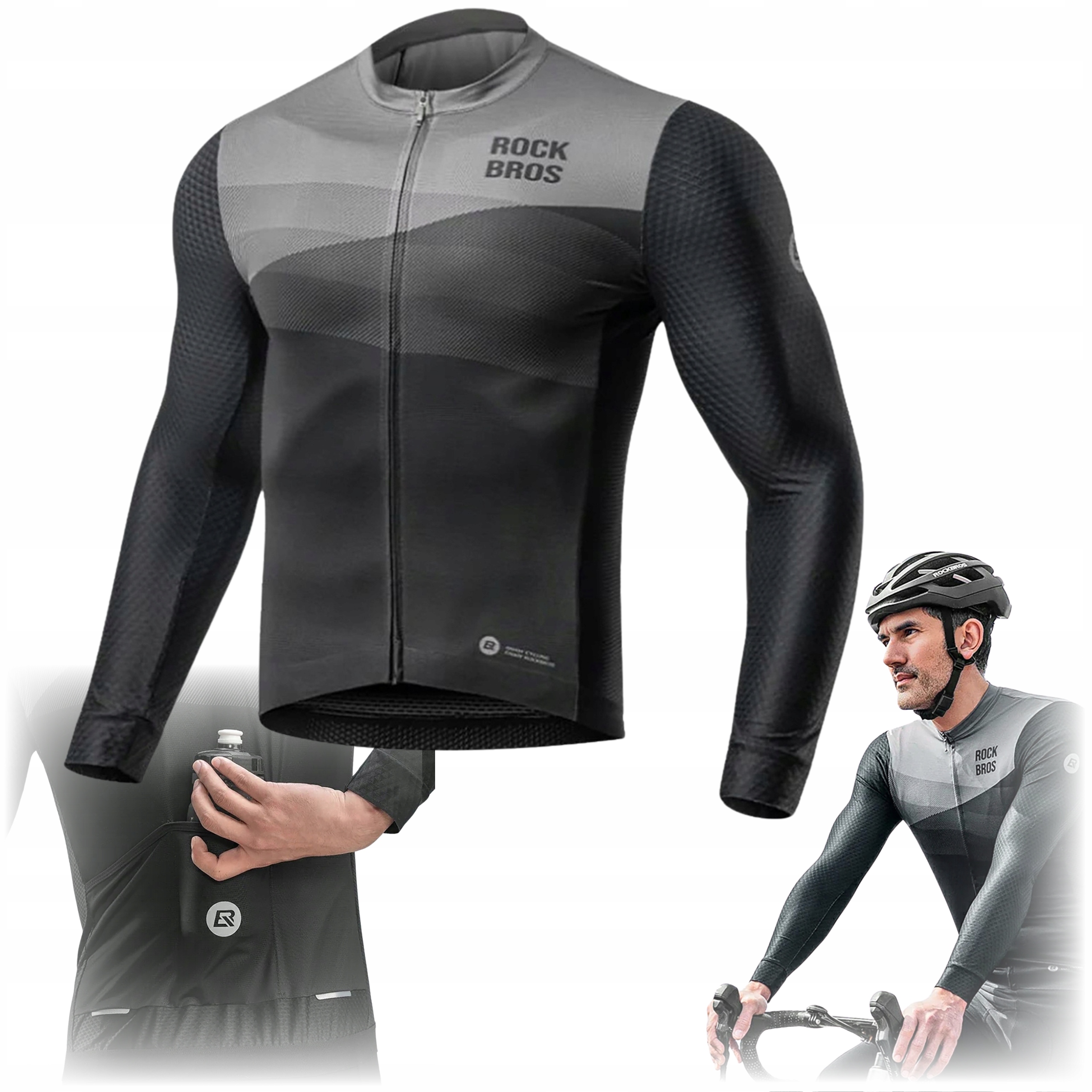 Rockbros Cyklistická Mikina Mikina S Dlouhým Rukávem Jaro/léto L