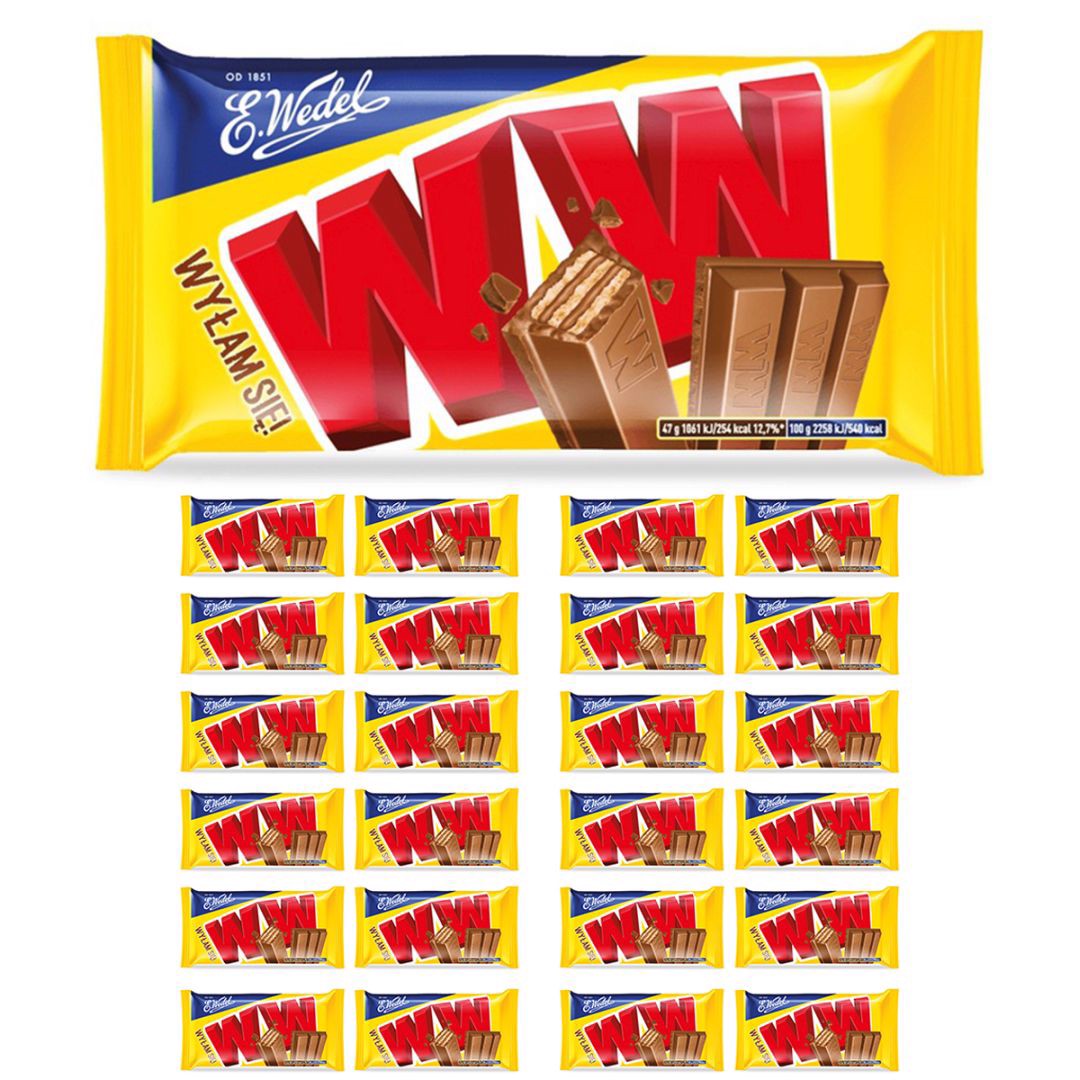 Levně E. Wedel Ww Čtyři vafle překládané arašídovou náplní v