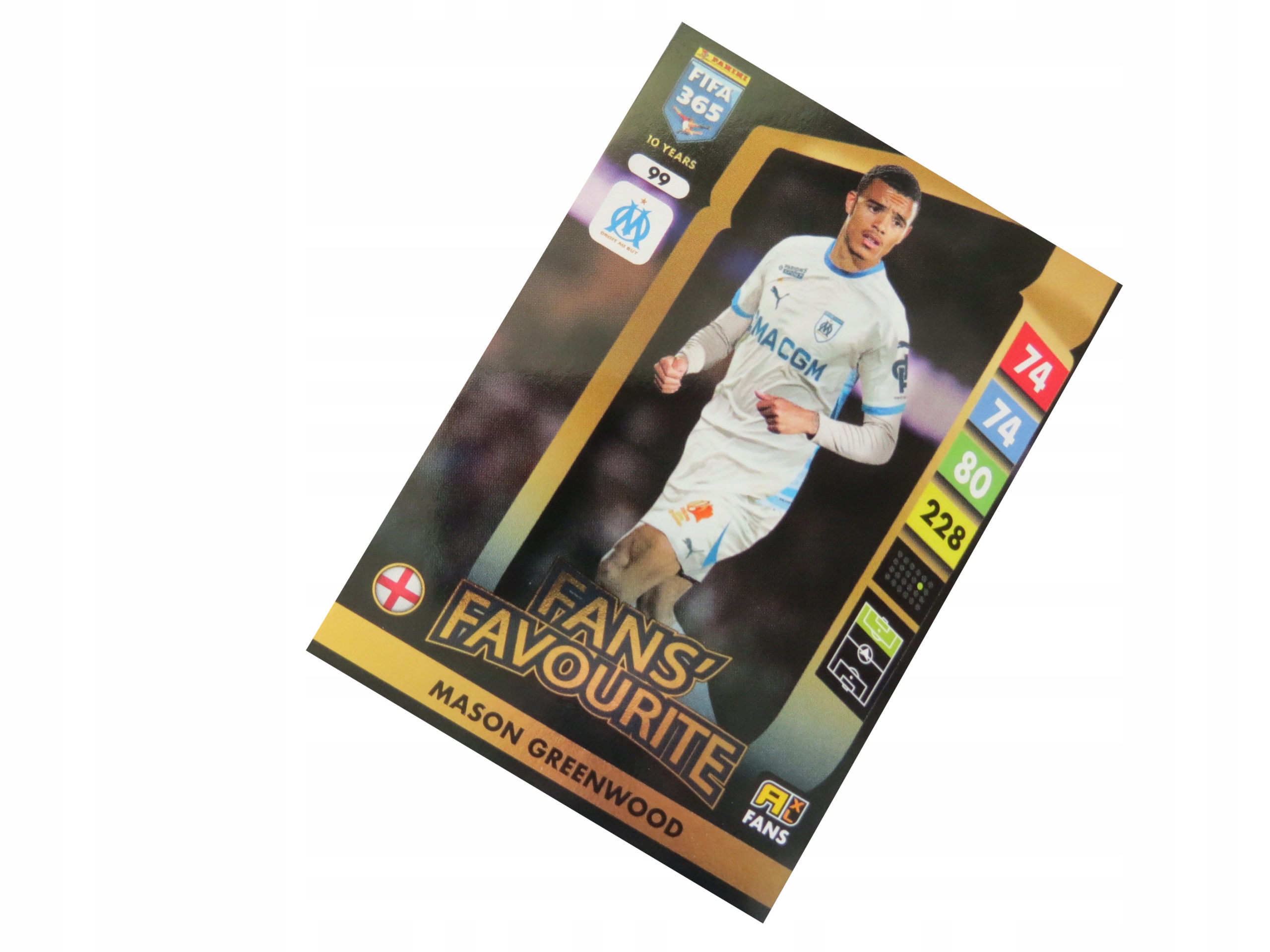 Fifa 365 2025 Karta Fans Favourite 99 Mason Greenwood Olympique Marsylia