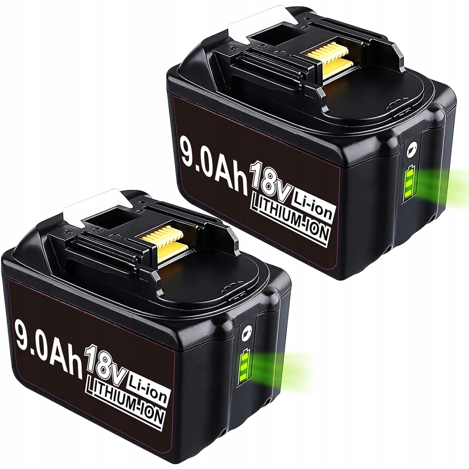 2x Baterie Pro Makita BL1850 18V 9.0Ah Akumulátor Lithium-ion (Li-Ion)