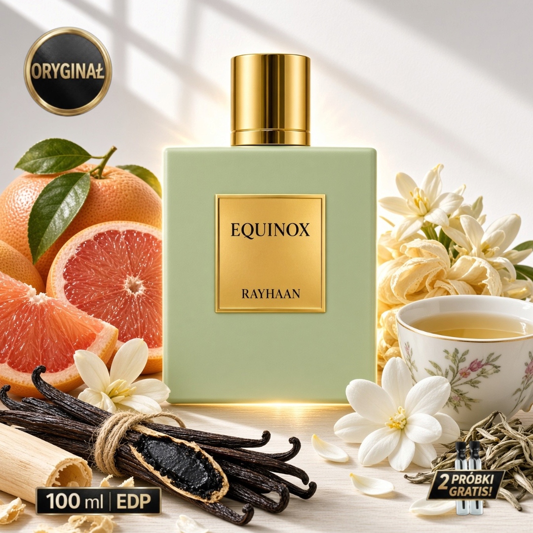 Parfém Rayhaan Equinox 100 ml 2 vzorky Dárek