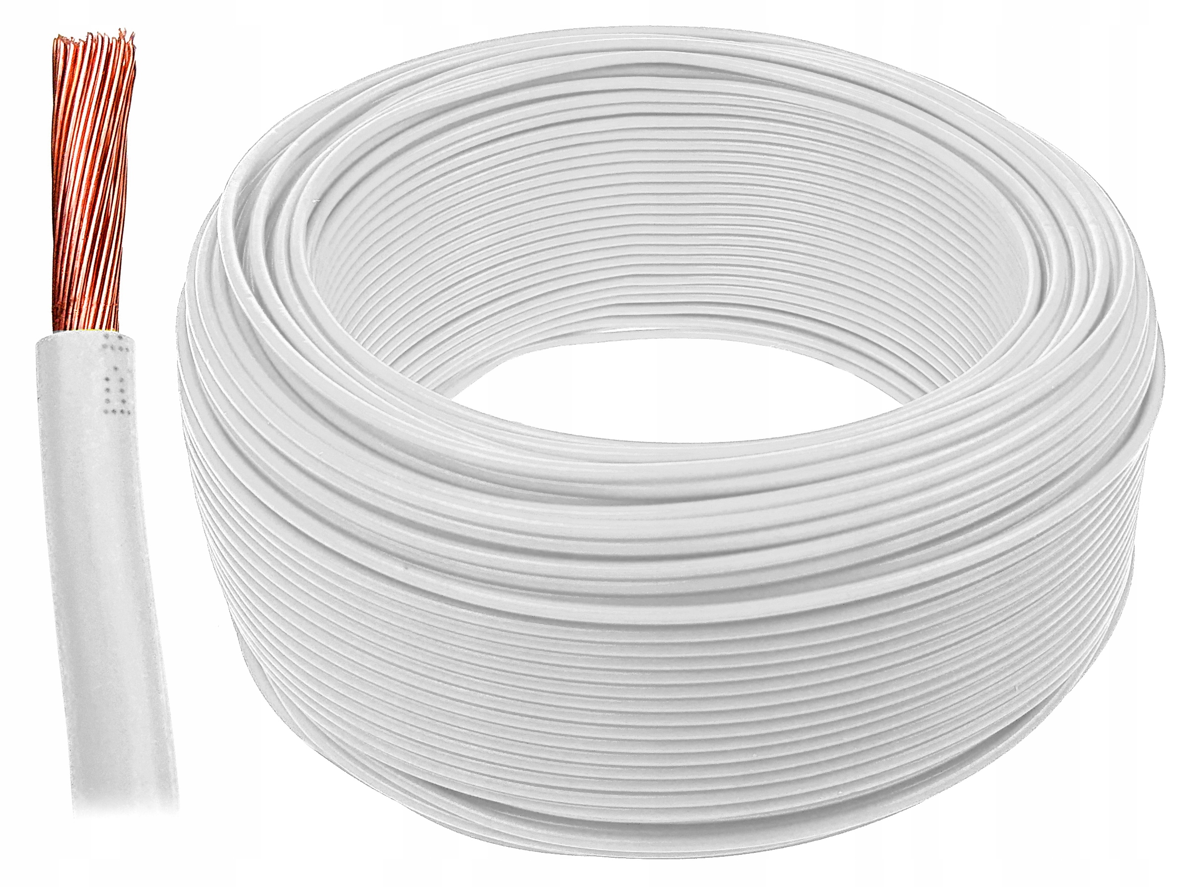 

Przewód kabel linka Lgy 1mm2 1mm biały 1x1 10m