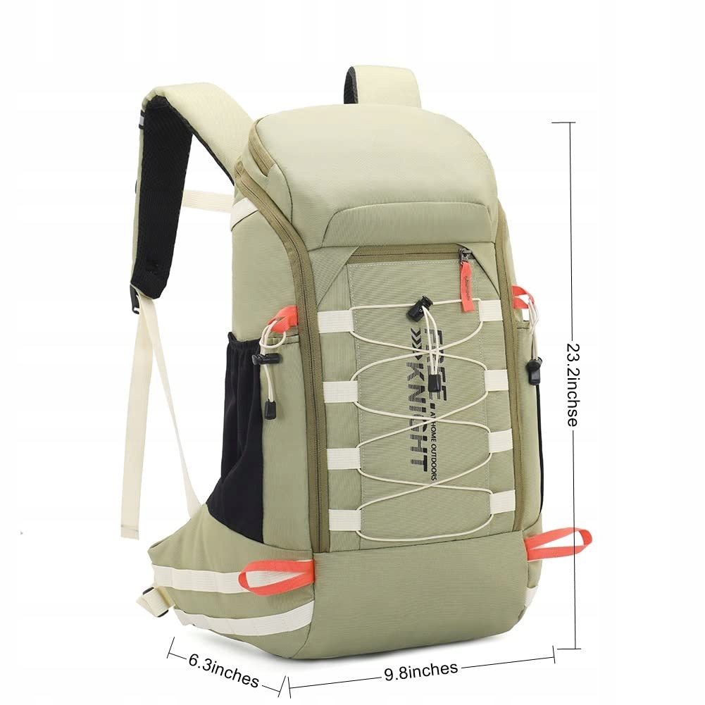 BSEASH Plecak Turystyczny 40L Wodoodporny Zielony Na Wędrówki Camping — miniatura 8