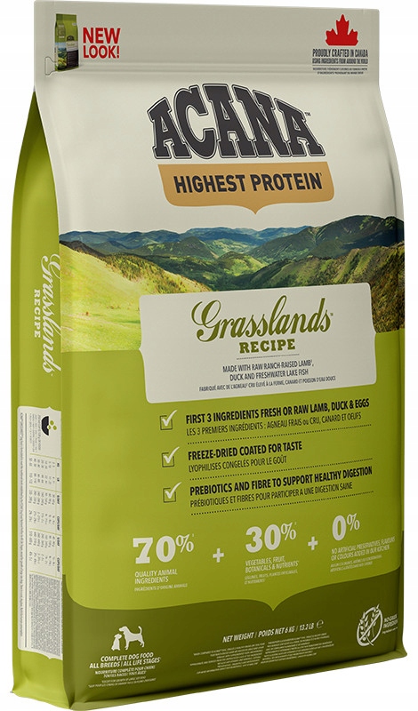 Levně Acana Grasslands Dog suché krmivo pro psy 6 kg