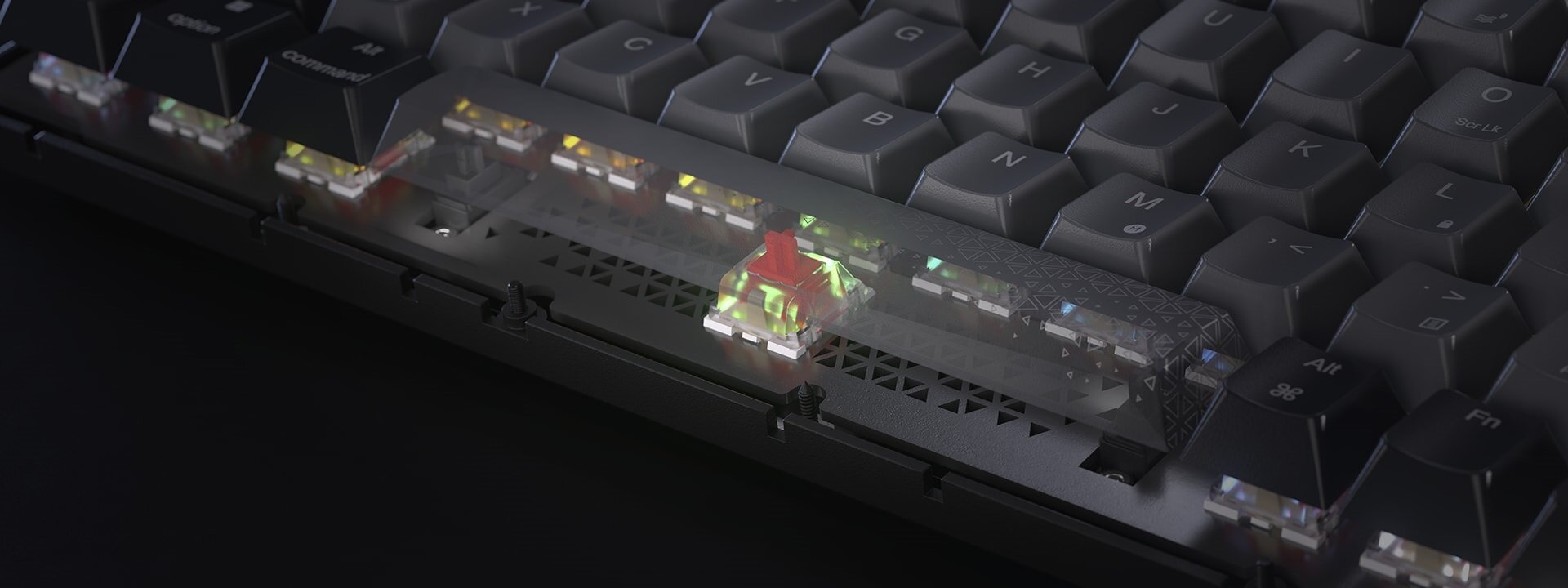 CORSAIR K65 PLUS WIRELESS 75% RGB Mechanical Gaming Keyboard — 9