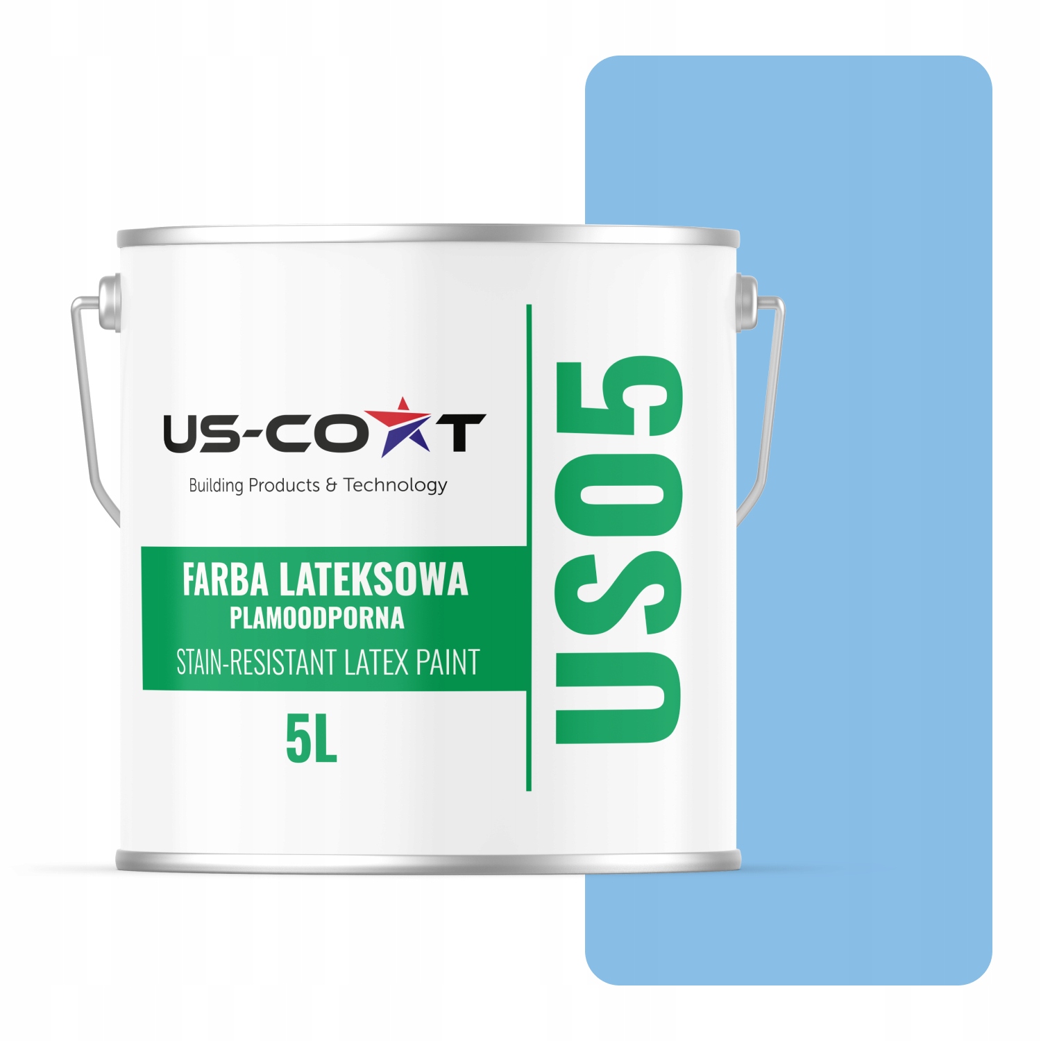 Latexová Farba Odolná Voči Škvrnám Farba Kráľovská Modrá H0141 5L Matná Na Steny