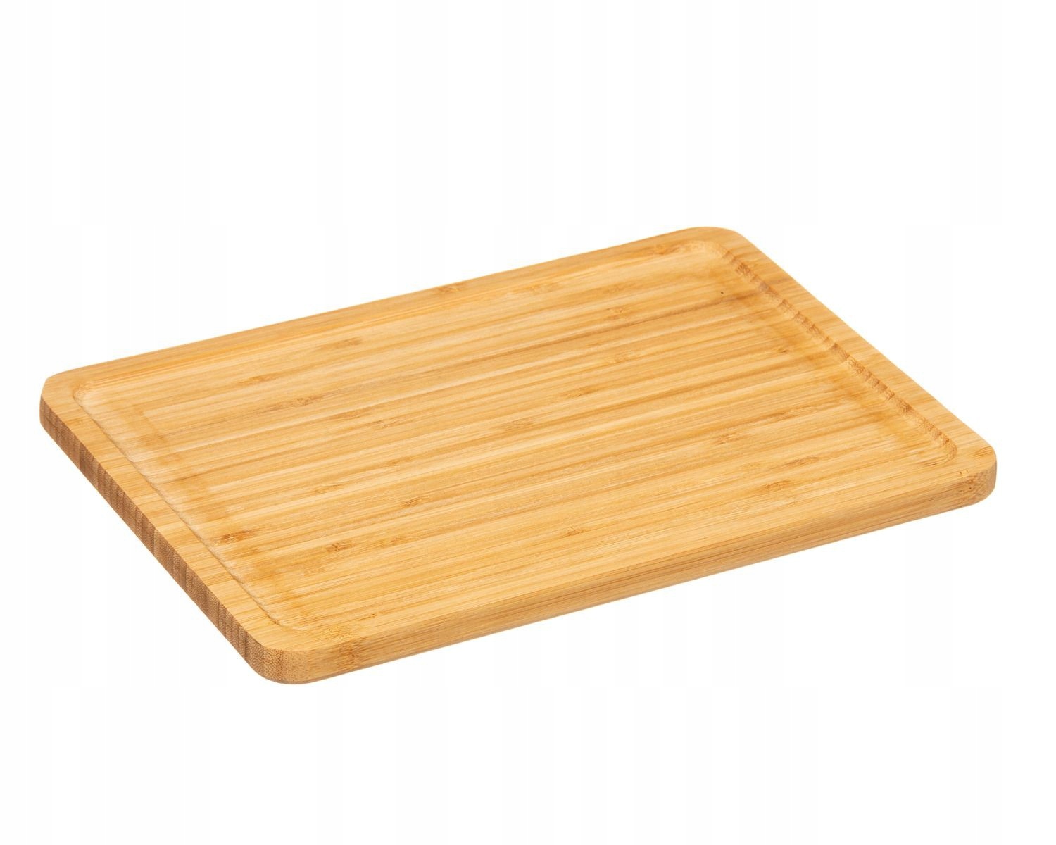 

Prostokątna deska do krojenia bambusowa z rantem