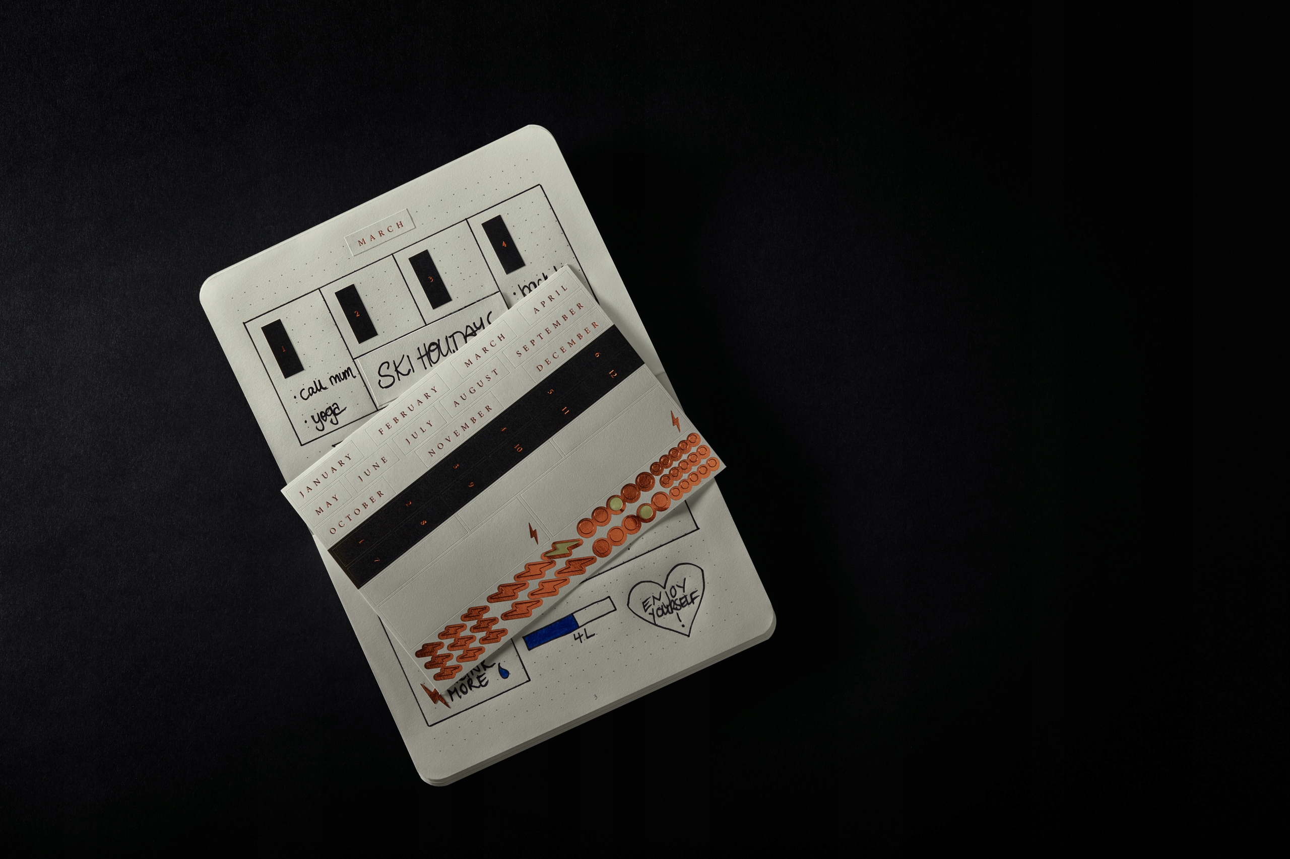 LEUCHTTURM1917 Bullet Journal Notatnik Notes A6 Kropka ZESTAW 3 sztuki Rodzaj notes