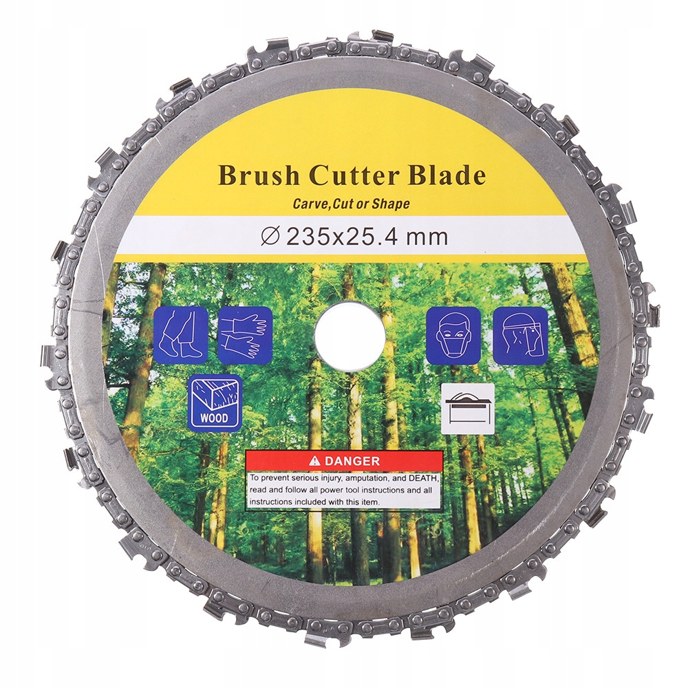 PROFESJONALNA MOCNA TARCZA ŁAŃCUCHOWA DO KOS 235mm Stan opakowania oryginalne