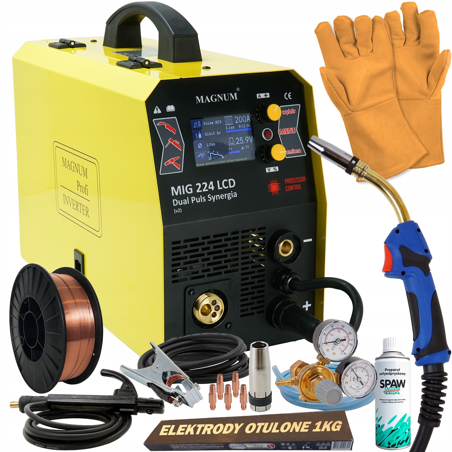 Зварювальний апарат migomat Magnum mig 200 Синергія алюмінію