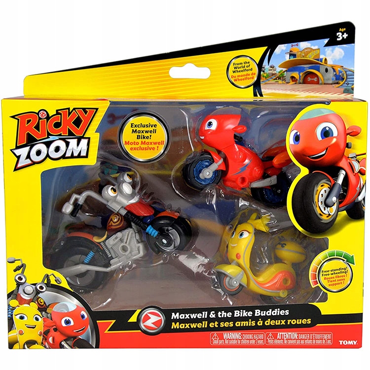 

Ricky Zoom: zestaw: Maxwell, Ricky, Scootio T20042