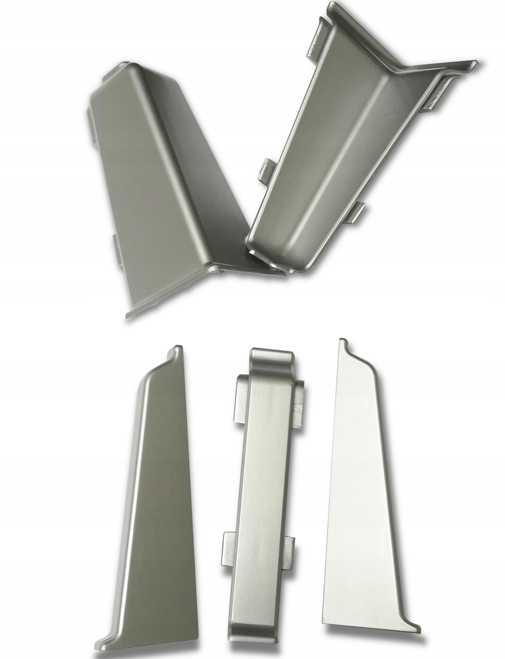 

Listwa przypodłogowa akcesoria Evo aluminium szare