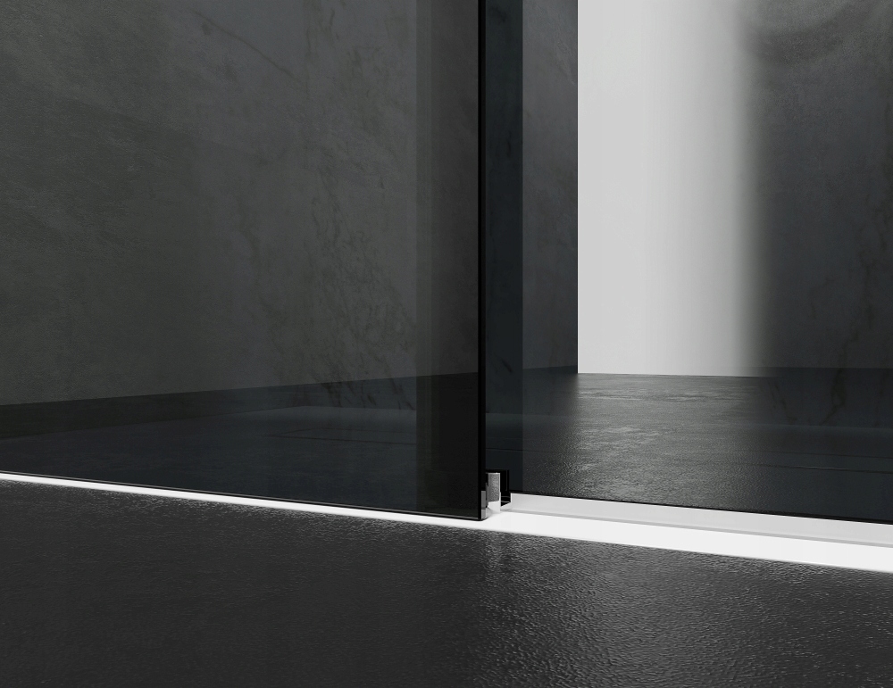 Czarne Drzwi Prysznicowe Przesuwne 8mm D20VG 105cm Rodzaj drzwi do wnęki