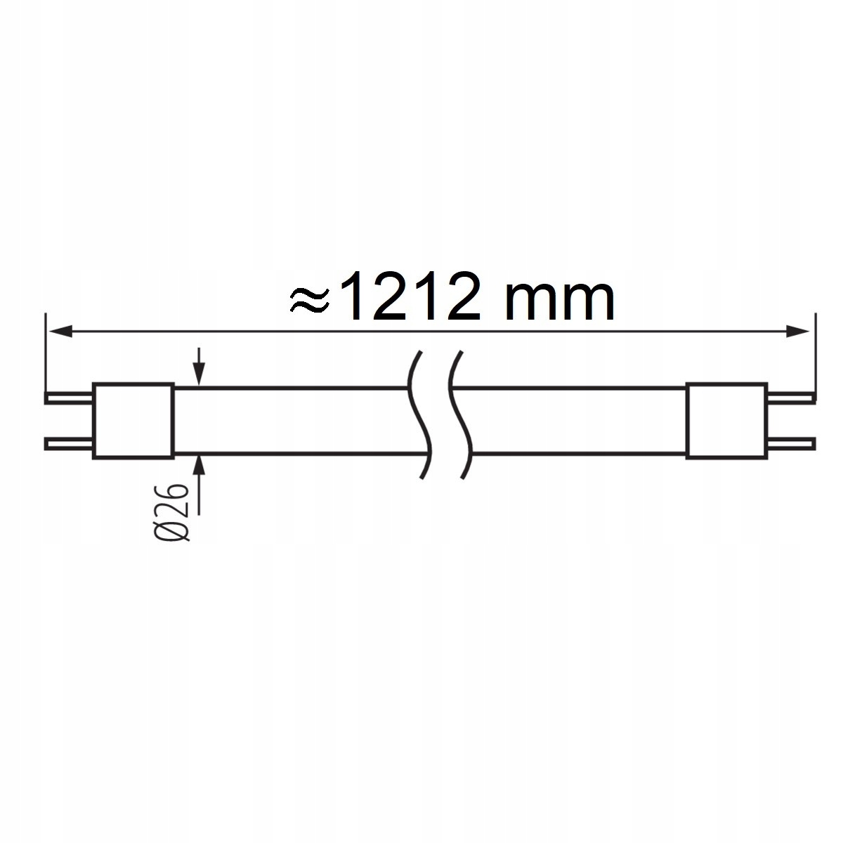 Tradičná žiarivka Bellight Linilová T8 230V 36W 6500K 25ks