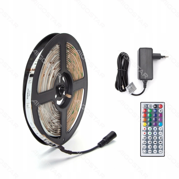 

Taśma Led Rgb Kolorowa Pilot 3M IP65 Wodoodporna