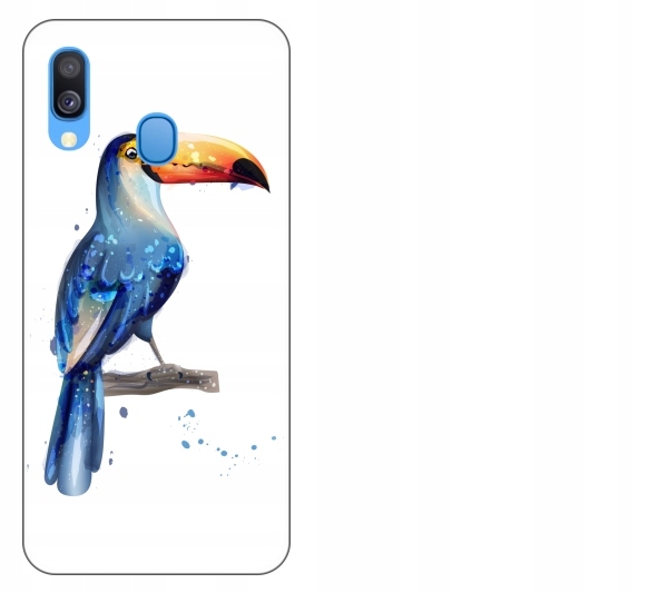 

Etui pokrowiec Samsung Galaxy A40 Ptak tukan akwar