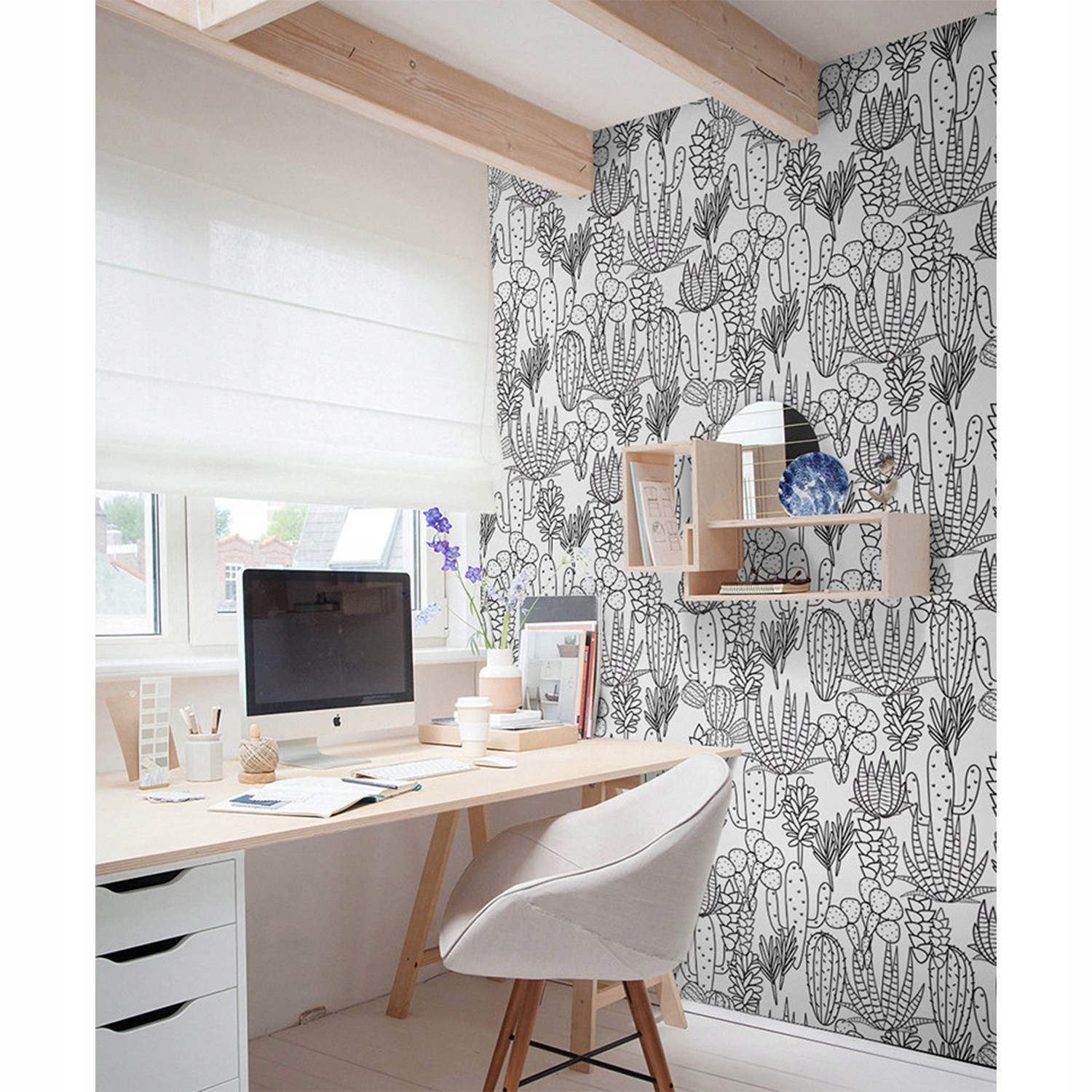 

Flizelinowa fototapeta Szkicowane kaktusa 250x104