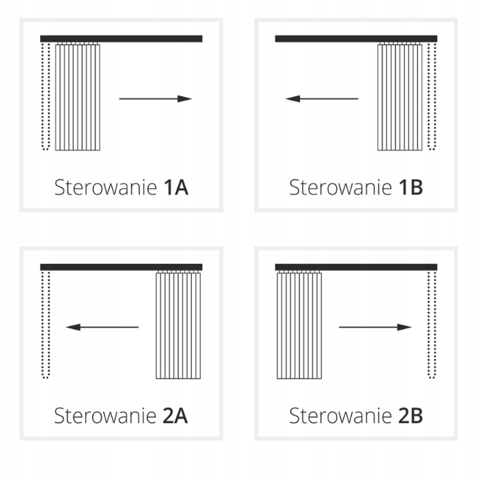 Żaluzja Pionowa Vertical 90x150cm - Różne Kolory Szerokość lameli inna