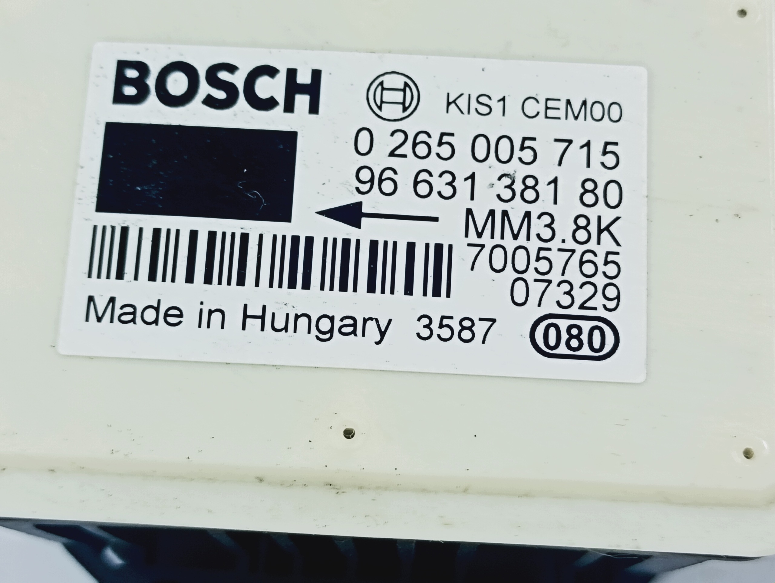 SENSOR sensor ESP OE 0265005715 CITROEN C4 PICASSO 1 and 06-13