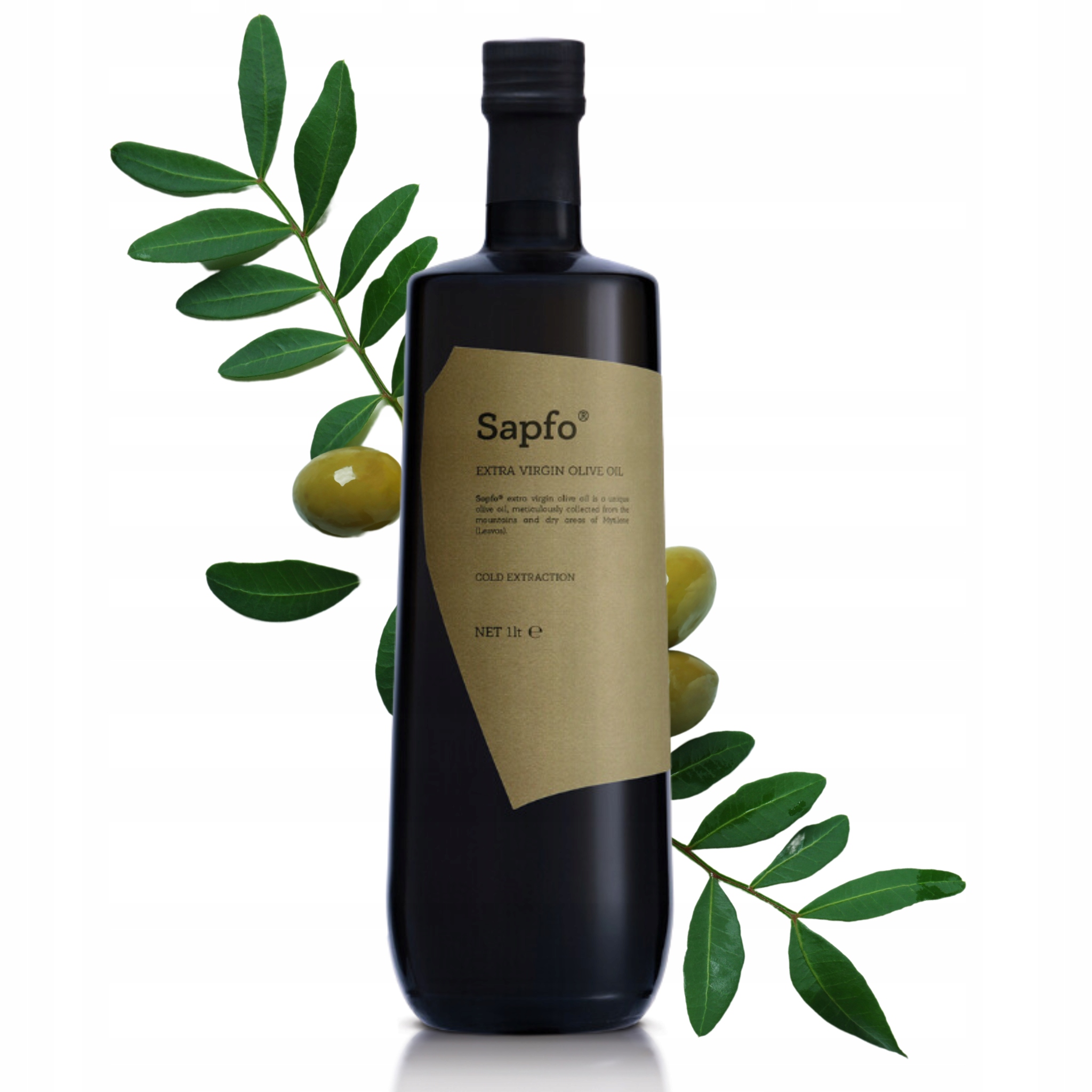 Levně Řecký extra panenský olivový olej Sapfo Papadellis 1000 ml Nízká kyselost