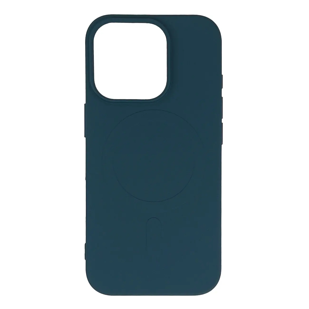 Etui Liquid Silicone Case MagSafe na iPhone 16 Pro Max ciemnoniebieskie