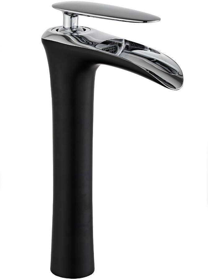 

Mexen Lyra Bateria Umywalkowa Wysoka Czarna Chrom