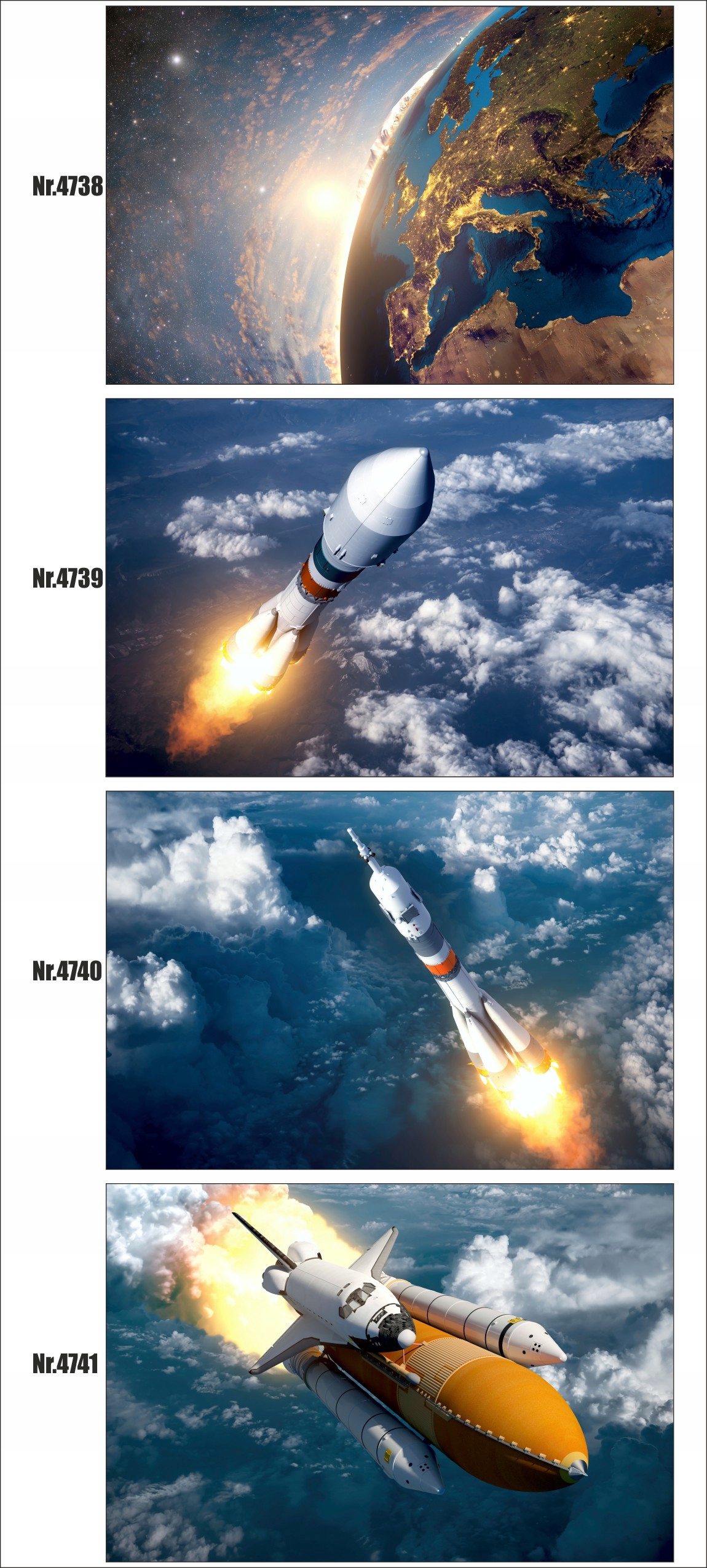 plakat kosmos, planety, wszechświat, 100x70cm Szerokość produktu 29 cm