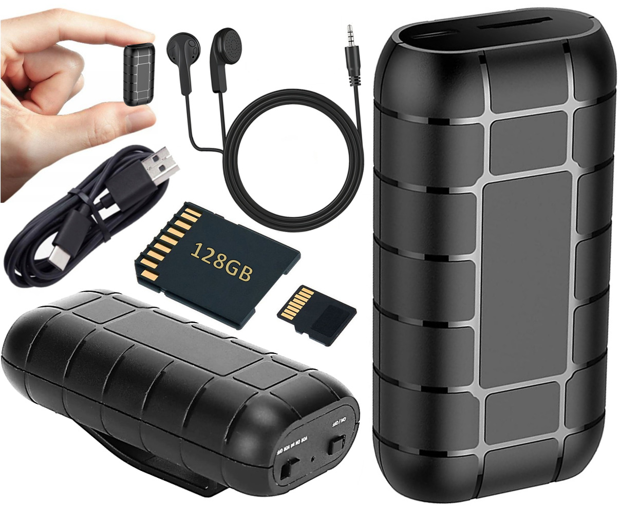 Velmi malý mini mikro štěnice odposlech s výdrží 500 hodin nahrávání, bezdrátový