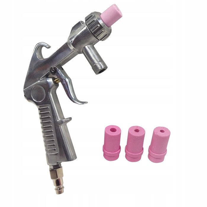 Pistolet do piaskowania LP-19 do piaskarki + 8 dysze LP-19C MAGMA Waga produktu z opakowaniem jednostkowym 0.3 kg
